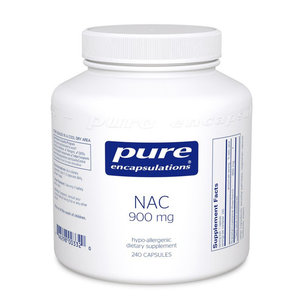 NAC (N-AcetyL-L-Cysteine) 600 mg 180 capsules by Pure Encapsulations
