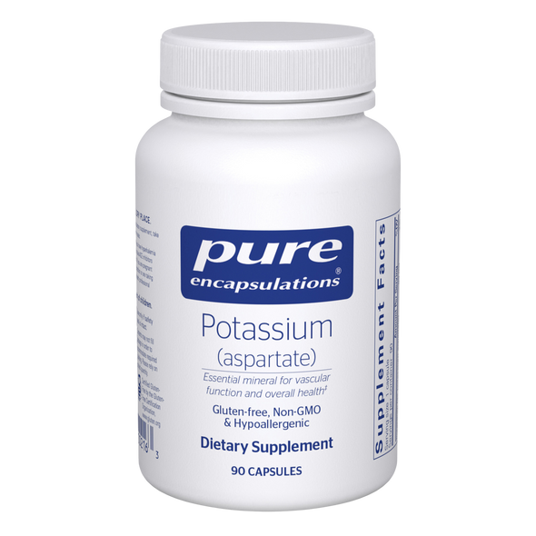 Potassium (aspartate) 90 capsules by Pure Encapsulations