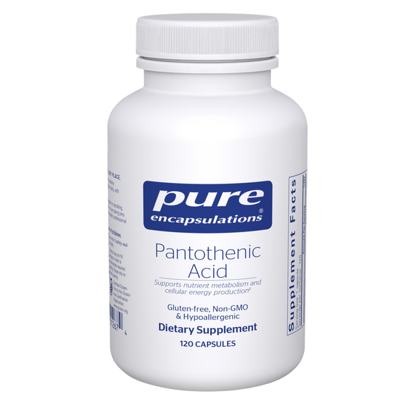 Pantothenic Acid 120 capsules by Pure Encapsulations
