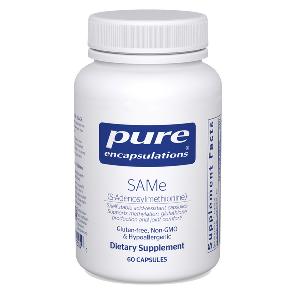 SAMe (S-Adenosylmethionine) 60 capsules by Pure Encapsulations