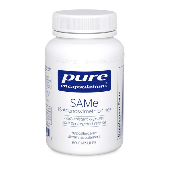 SAMe (S-Adenosylmethionine) 60 capsules by Pure Encapsulations