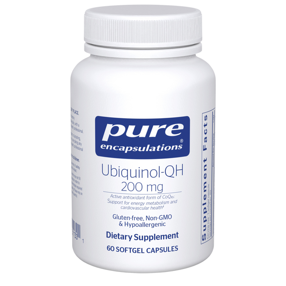 UbiquinoL-QH 200 mg 60 softgel capsules by Pure Encapsulations