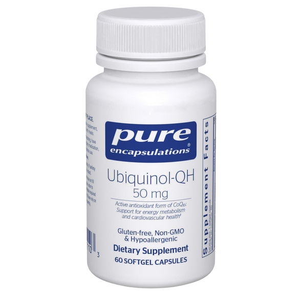 UbiquinoL-QH 50 mg 60 softgel capsules by Pure Encapsulations