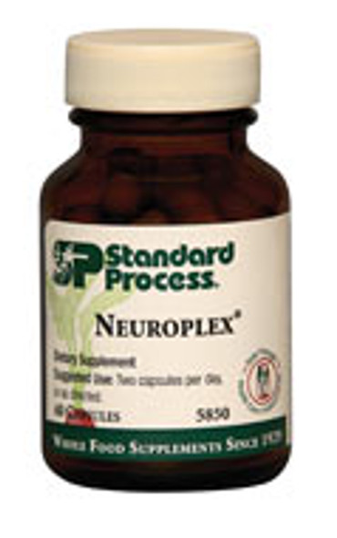 Neuroplex combines synergistic ingredients to support the nervous and endocrine systems.

Supports the nervous system
Supports cognitive functioning
Contains a broad spectrum of vitamins, minerals, and complementary tissues to support endocrine organ function*