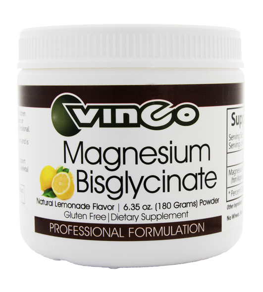 Magnesium Bisglycinate Powder (Lemonade) by Vinco