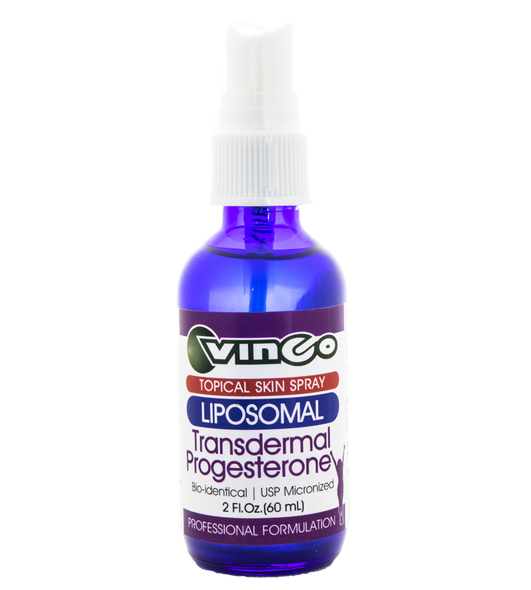 Transdermal Progesterone Spray by Vinco Liposomal Spray