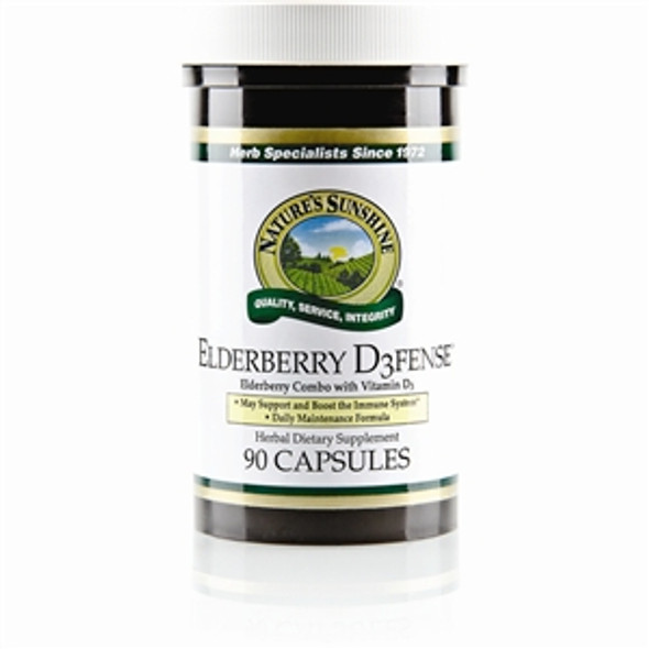 Elderberry D3fense features elderberry extract, vitamin D and echinacea for powerful immune system support.