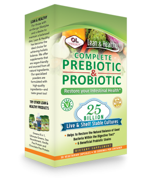 Pre / Probiotic Complete 25 Billion CFU by Olympian Labs 30 Capsules