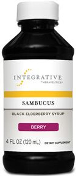 Sambucus Black Elderberry Syrup by Integrative Therapeutics 4 fl oz (120 ml)