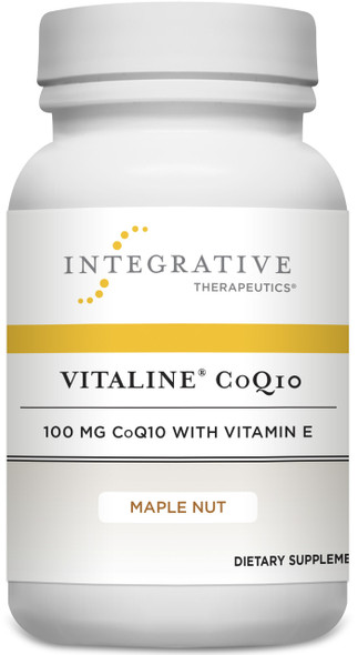 Vitaline CoQ10 100mg - 30 Chewable Wafers Maple Nut Flavor By Integrative Therapeutics