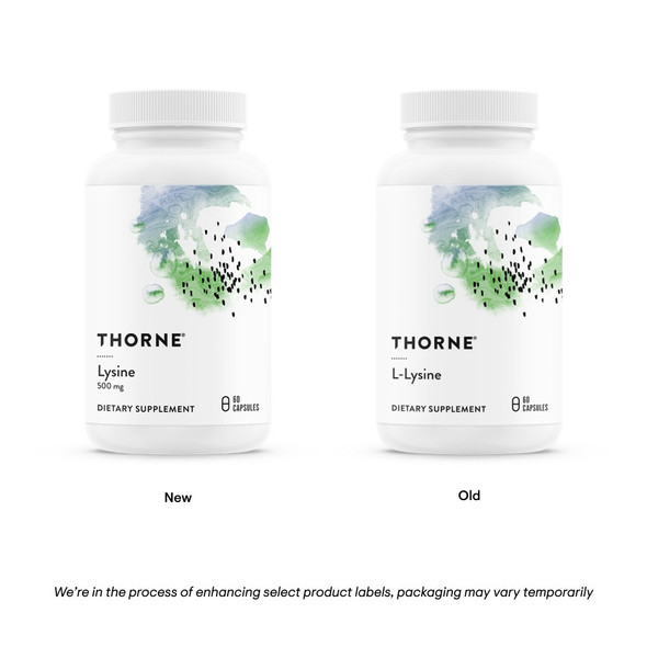 Lysine (formerly L-Lysine) by Thorne Research 500mg 60 Capsules