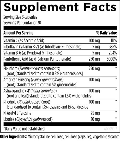 Adrenotone by Designs for Health 90 capsules