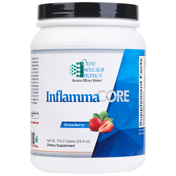 InflammaCORE Strawberry by Ortho Molecular 1 lb 9.6 oz (725.2 grams) (25.6 oz)