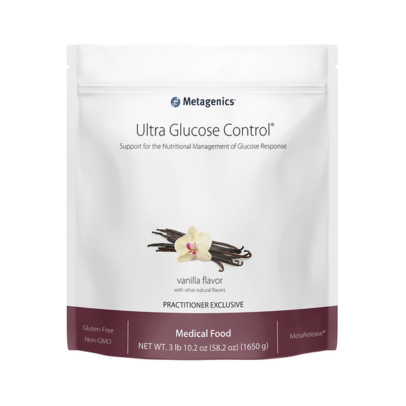 Ultra Glucose Control (Vanilla) By Metagenics 30 Servings 3 lb 10.2 oz ( 58.20 oz ) ( 1,650 g )