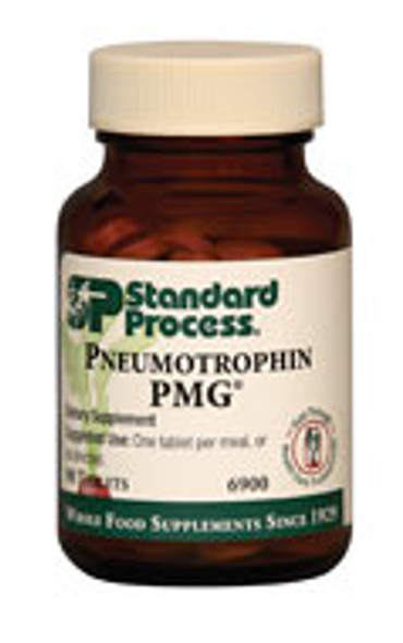 Pneumotrophin PMG supports healthy lung function.

Provides a unique profile of minerals, nucleotides, and peptides along with unknown factors*