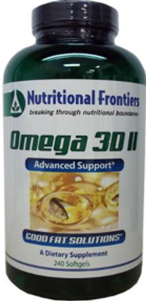 Omega 3D II by Nutritional Frontiers 240 Softgels