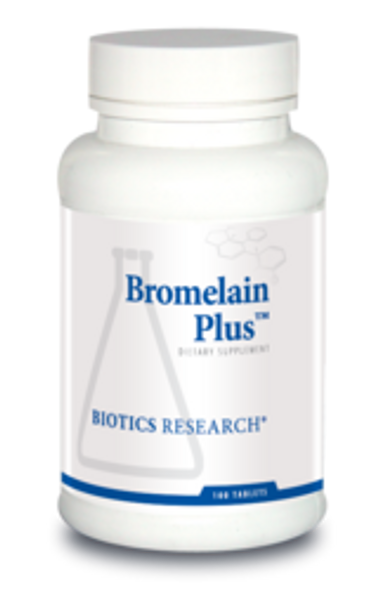 Bromelain Plus (Lactose Free) by Biotics Research Corporation 100 Tablets