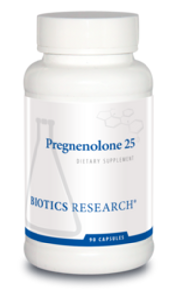 Pregnenolone 25 by Biotics Research Corporation 90 Capsules