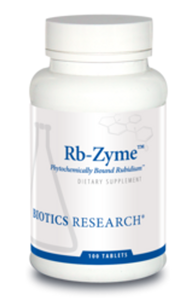 Rb-Zyme (Rubidum) by Biotics Research Corporation 100 Tablets