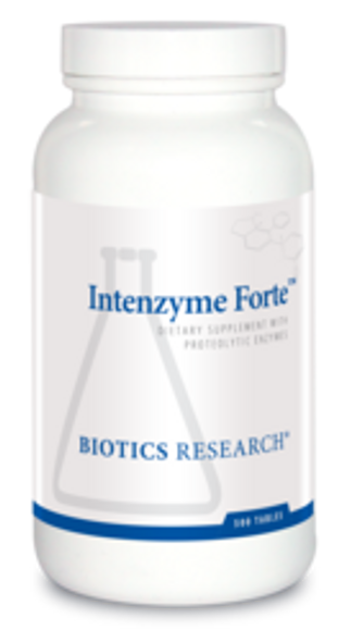 Intenzyme Forte by Biotics Research Corporation 500 Tablets