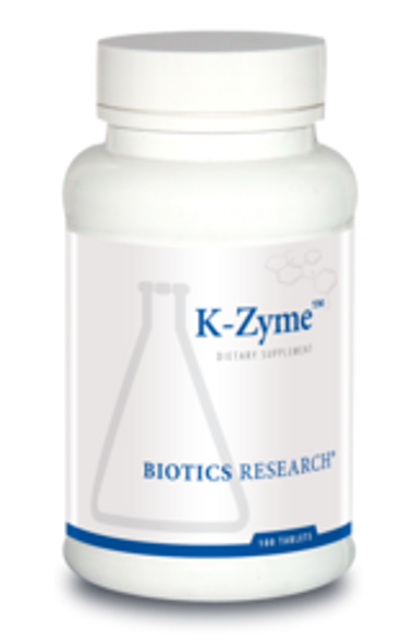 K-Zyme (Potassium) by Biotics Research Corporation 100 Tablets