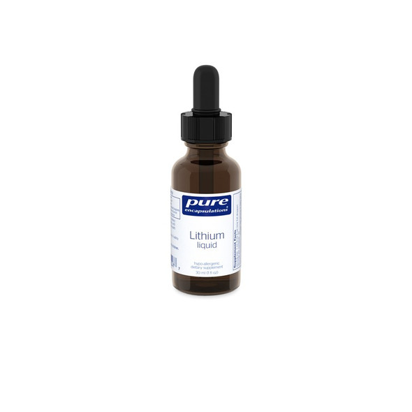 Lithium by Pure Encapsulations 30mL (best by date: September 2019)