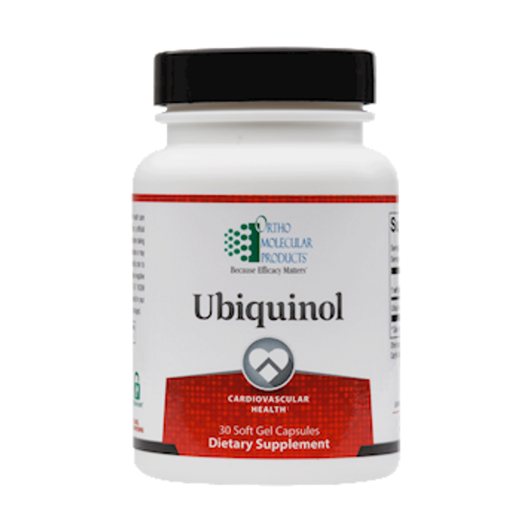Ubiquinol 30 capsules by Ortho Molecular