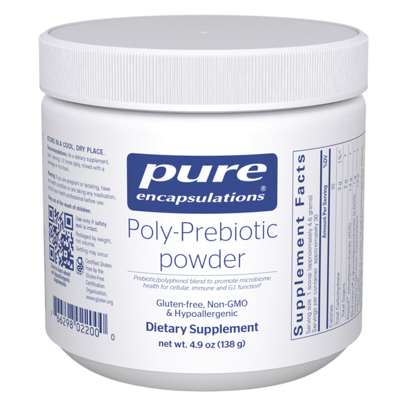 Poly-Prebiotic powder 4.9 oz (138 g) by Pure Encapsulations