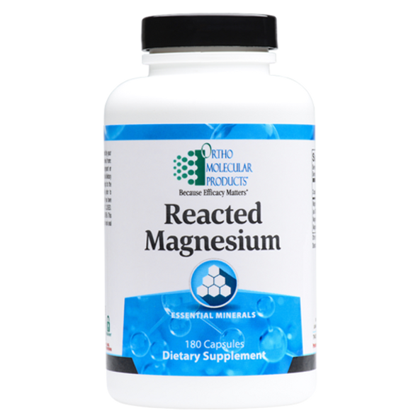 Reacted Magnesium 180 capsules by Ortho Molecular