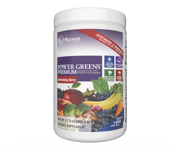 Power Greens® Premium Berry (42 servings) 17.3 oz. by NuMedica