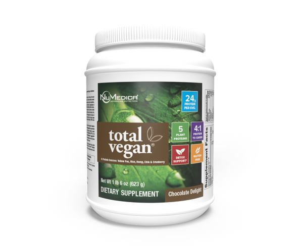 Total Vegan Chocolate Delight -14 servings (1 lb. 6 oz.) by NuMedica