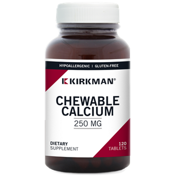 Chewable Calcium 250 mg (120 tab;lets) by Kirkman Labs