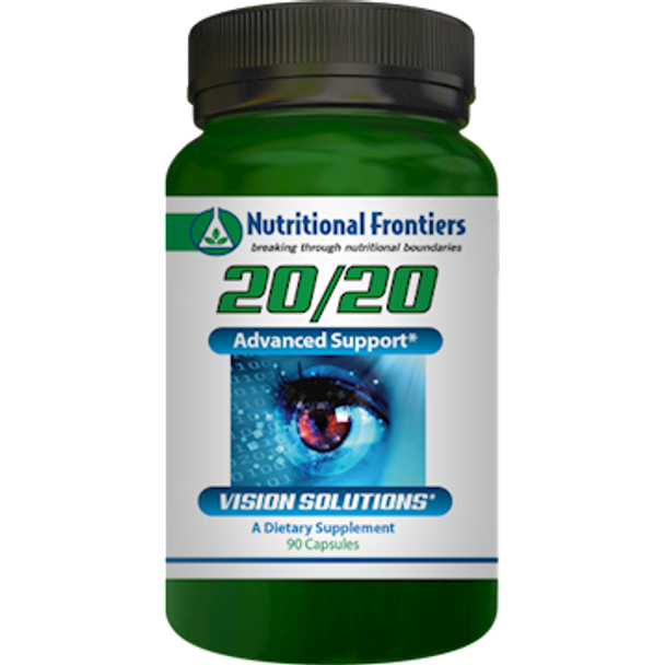 20/20 Eye Formula by Nutritional Frontiers  90 vege capsules Best by Date 09/2022