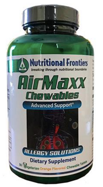 AirMaxx by Nutritional Frontiers  90 vege capsules Best by date 10/2020