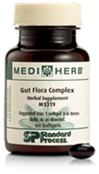 Gut Flora Complex M1319 by Medi Herb 60 Softgels