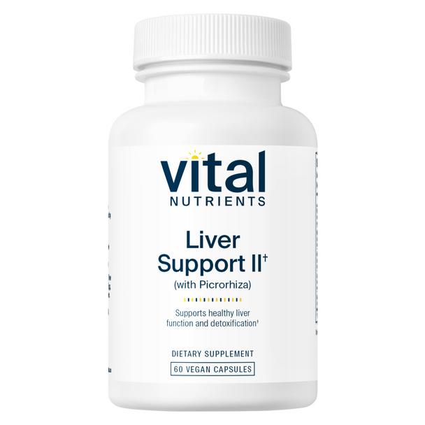 Liver Support II (w/Picrorhiza) by Vital Nutrients 60 vegan capsules
