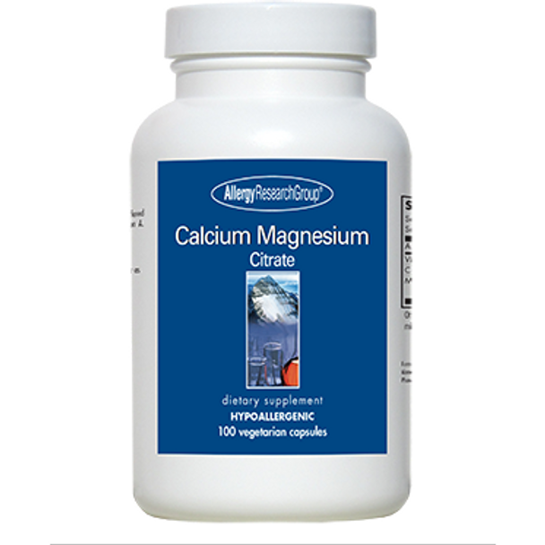 Calcium Magnesium Citrate 100 caps by Allergy Research Group