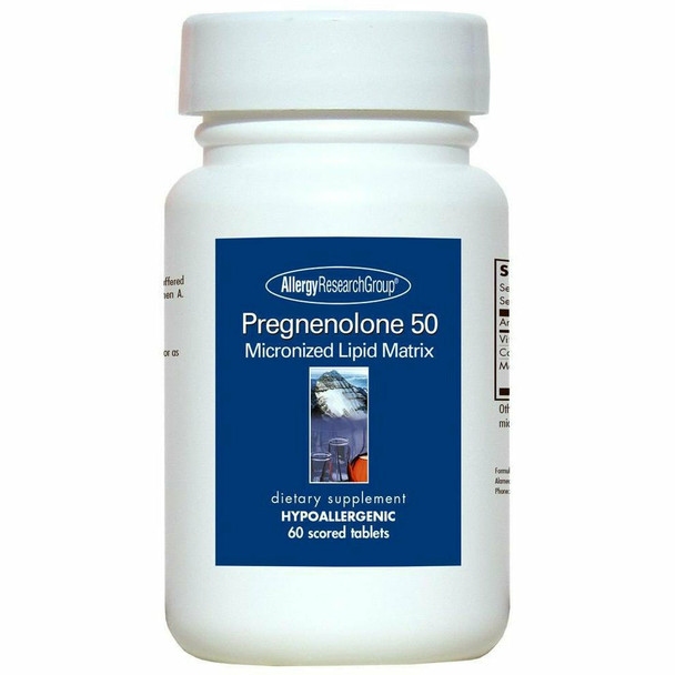 Pregnenolone 50 mg 60 tabs by Allergy Research Group