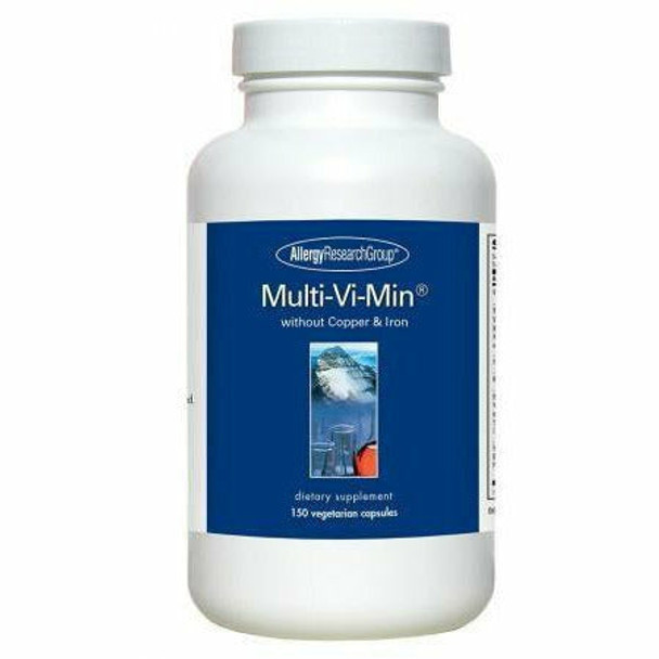 Multi-Vi-Min No Cu/No Fe 150 caps by Allergy Research Group