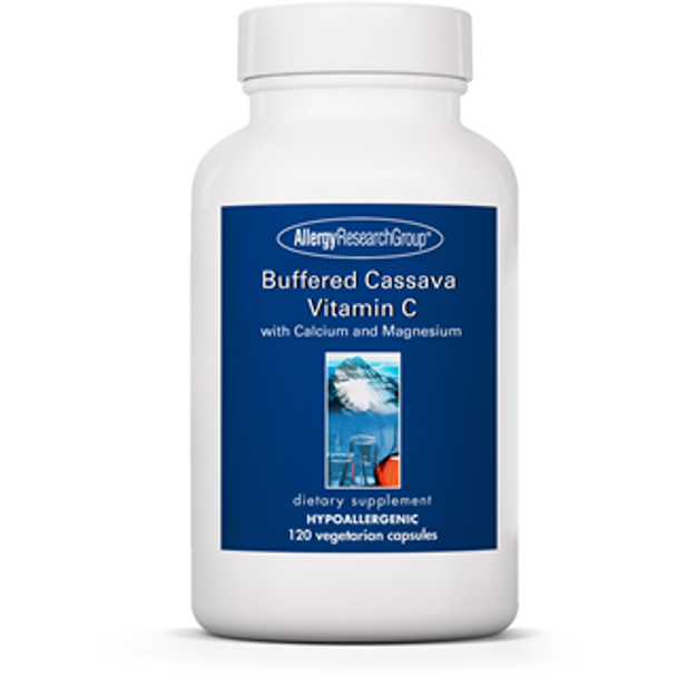 Buffered Cassava Vitamin C 120 caps by Allergy Research Group