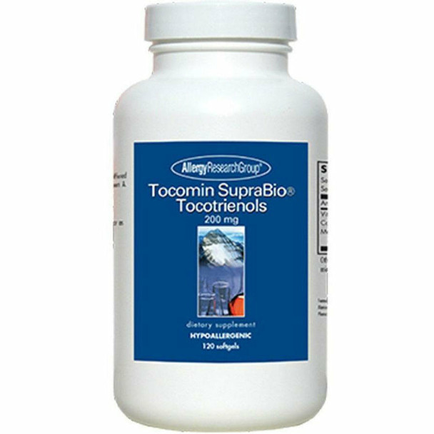 SupraBio Tocotrienols 200mg 120 gels by Allergy Research Group