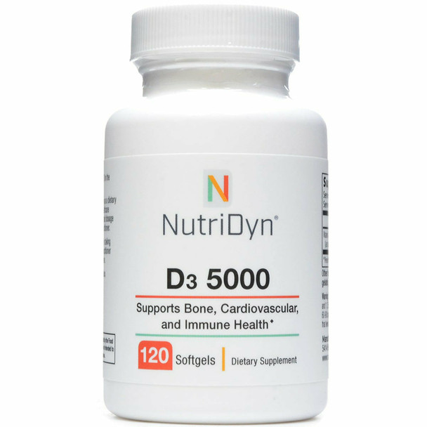 D3 5000 120 Softgels by Nutri-Dyn