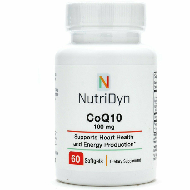 CoQ10 100 mg 60 Softgels by Nutri-Dyn