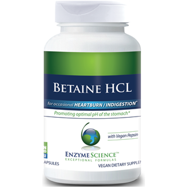 Betaine HCl 120 caps by Enzyme Science