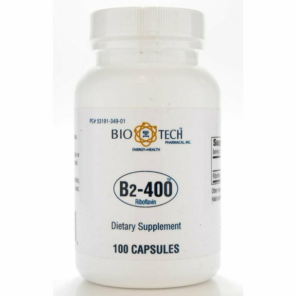 Vitamin B-2 400 mg 100 caps by Bio-Tech