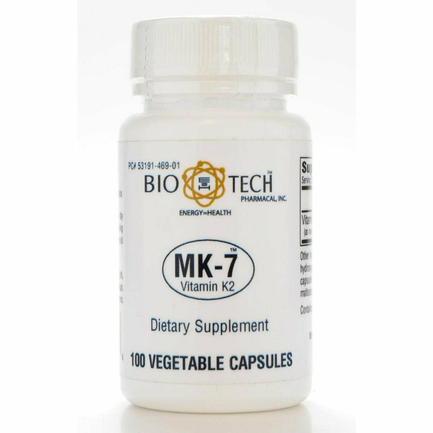 MK-7 (Vitamin K2) 150 mcg 100 caps by Bio-Tech