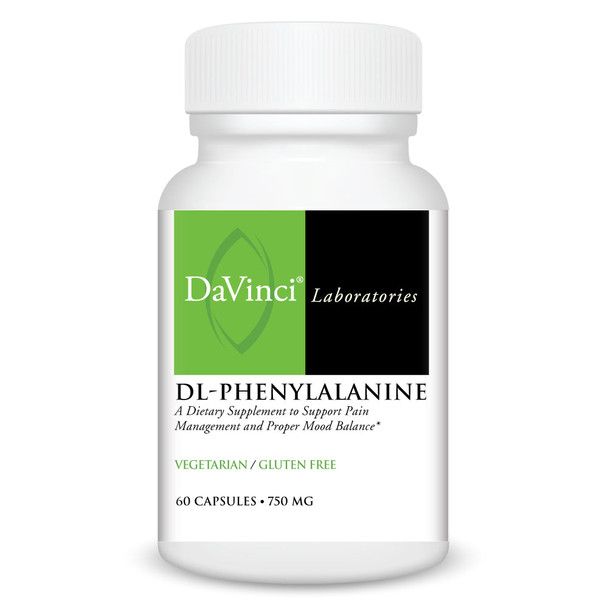 DL-Phenylalanine 750 mg 60 vegcap by Davinci Labs