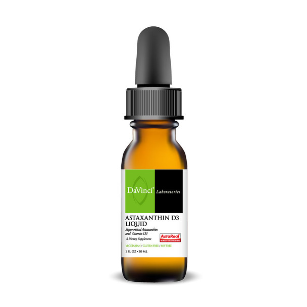 Astaxanthin D3 Liquid 1 fl. oz. by Davinci Labs