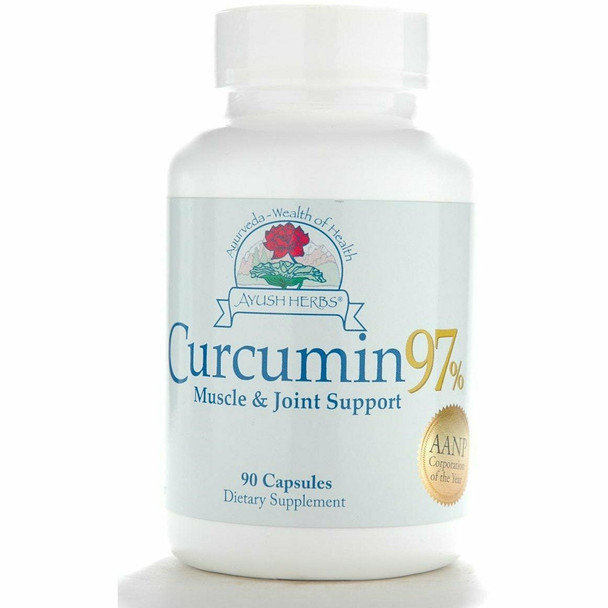 Curcumin 97% 90 vcaps by Ayush Herbs
