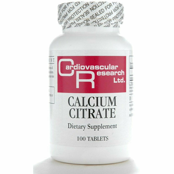 Calcium Citrate 165 mg 100 tabs by Ecological Formulas
